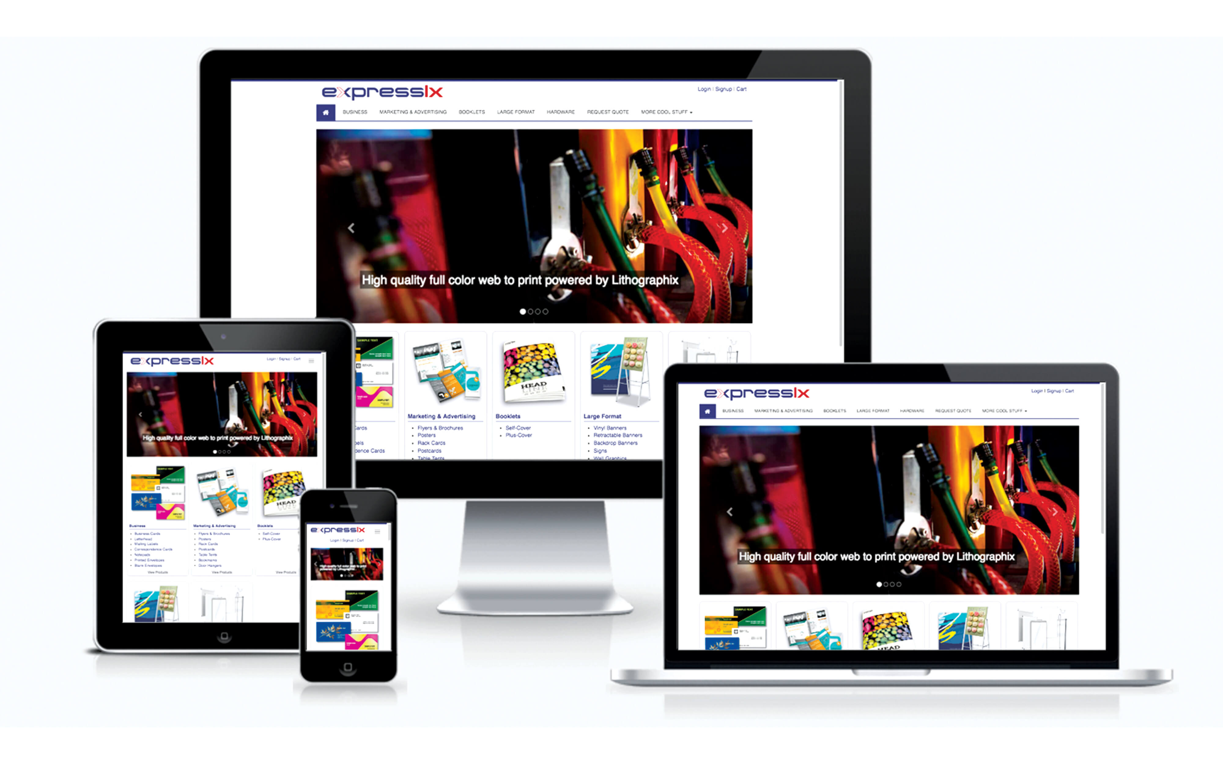 Lithographix printing BrandLX image